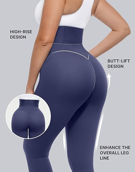 High Waisted Slimming Non See Through Compression Pants (Pre-Sale)