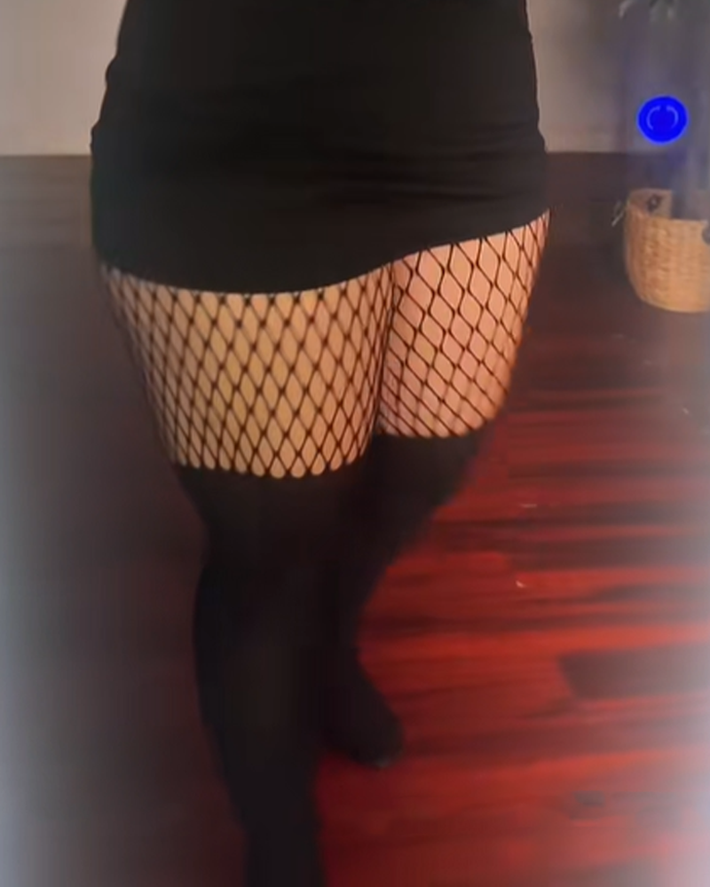 Mock Thigh High Stockings For Women Sexy Fishnet Tights Suspender Pantyhose