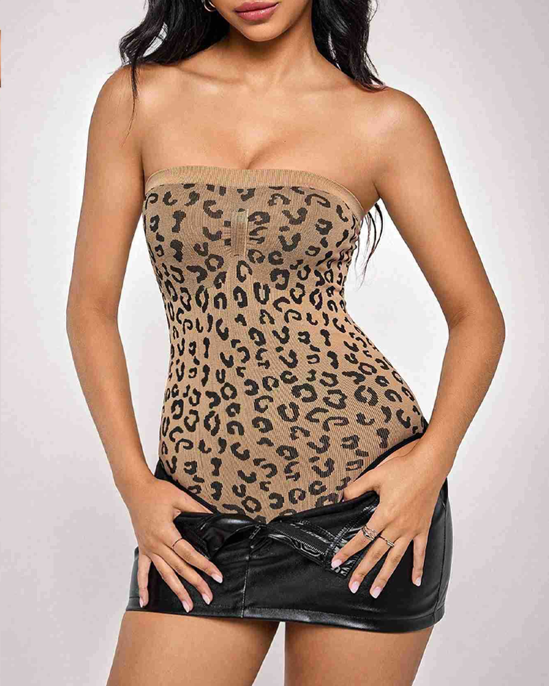 Seamless Strapless Body Shaping Bodysuit
