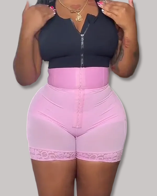 3 Boned Sculpt High Waist Booty Shorts
