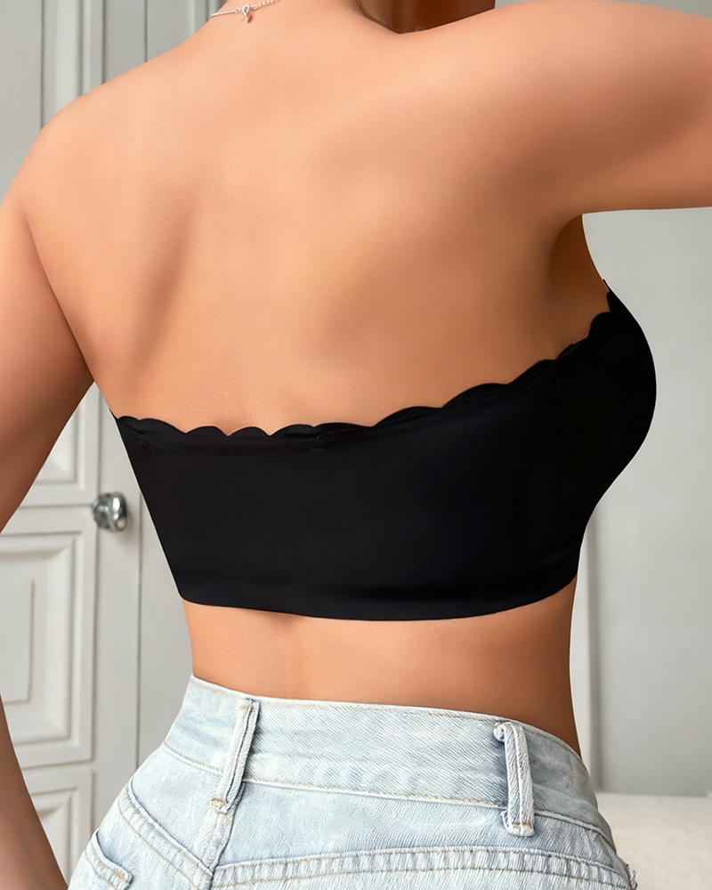 Strapless Bra With Front Clasp Anti-Slip Design