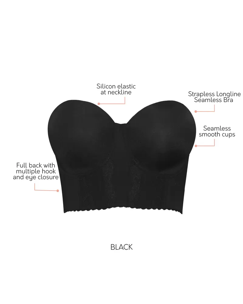 Lace Seamless Underwire Breathable Push-up Bra with Side Support