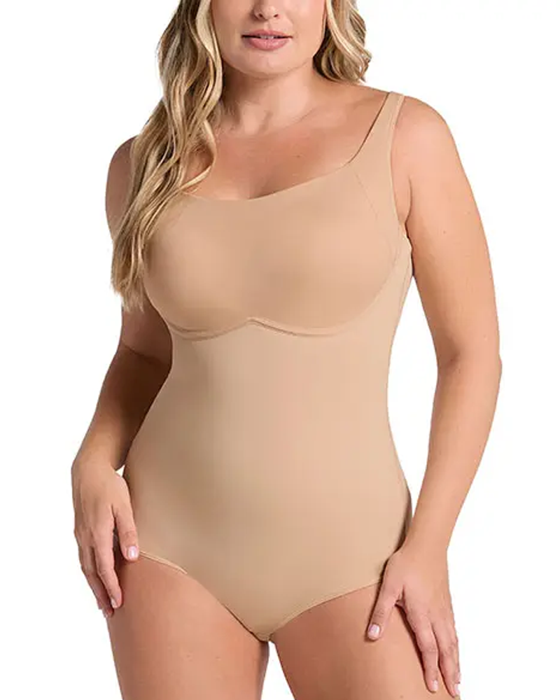 Seamless Comfort Push-Up Tummy Control One-Piece Shapewear Bodysuit