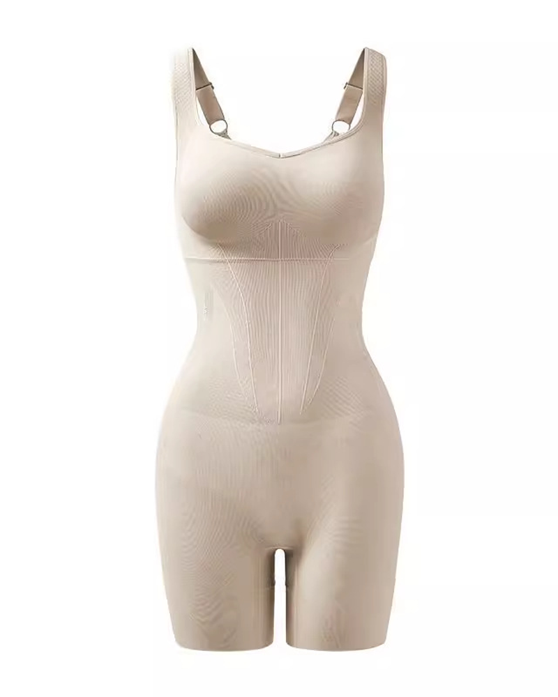 270° Open-Back Tummy Control Butt Lifter Shaping Bodysuit
