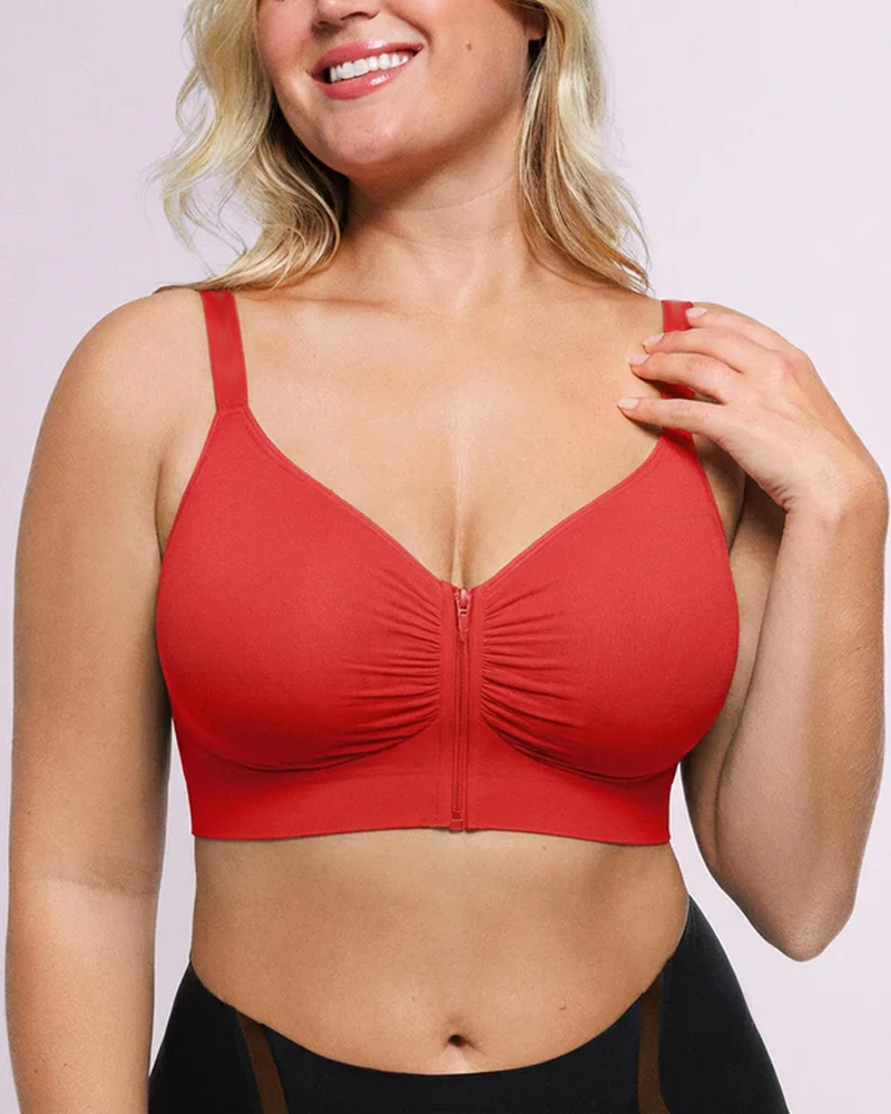 Comfy Lift Front Zipper Wire-Free Bra (Pre-Sale)