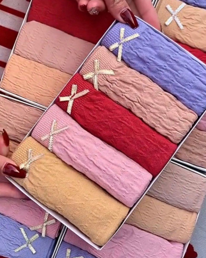 5-Pack Bubble Modal Mid-Rise Briefs-Curvy-Faja