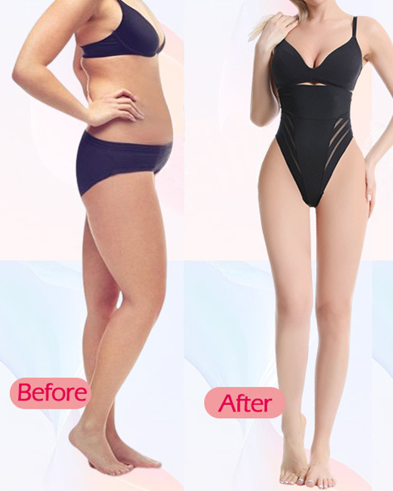 High Waisted Tummy Thong