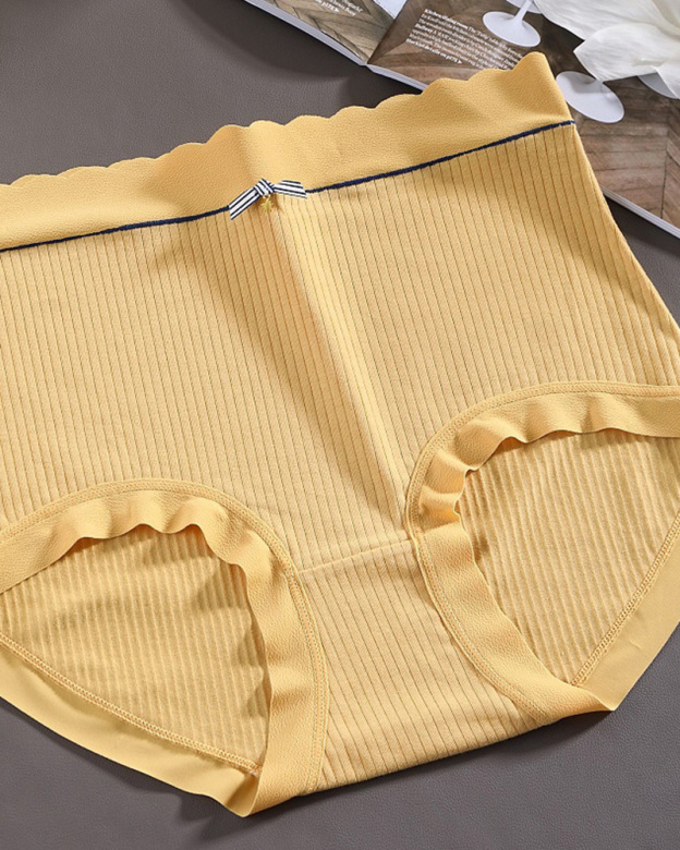 Mulberry Silk Antibacterial Crotch High Waist Seamless Tummy Control Underwear