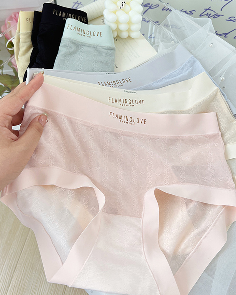 CURVY-FAJA | Sexy Lace Printed Cotton Antibacterial Crotch Briefs