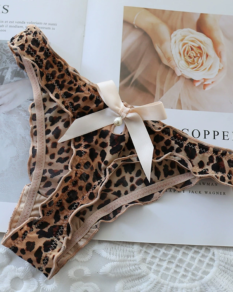 Sexy Mesh Pearl Thong-Curvy-Faja