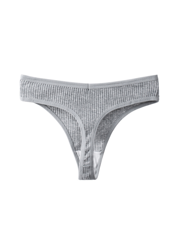 Cotton Crotch High Elastic Low Waist Simple Breathable Underwear