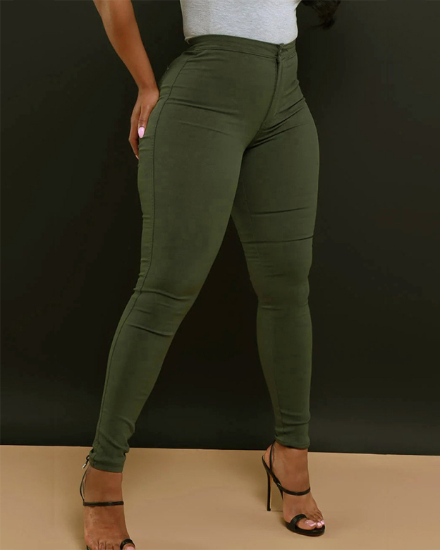 Skinny Candy Mid-Rise Jeans-Curvy-Faja