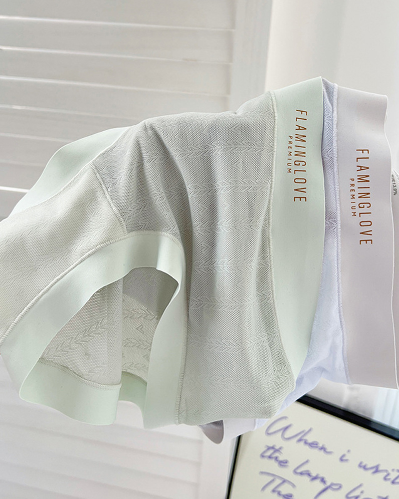 Sexy Lace Printed Cotton Antibacterial Crotch Briefs