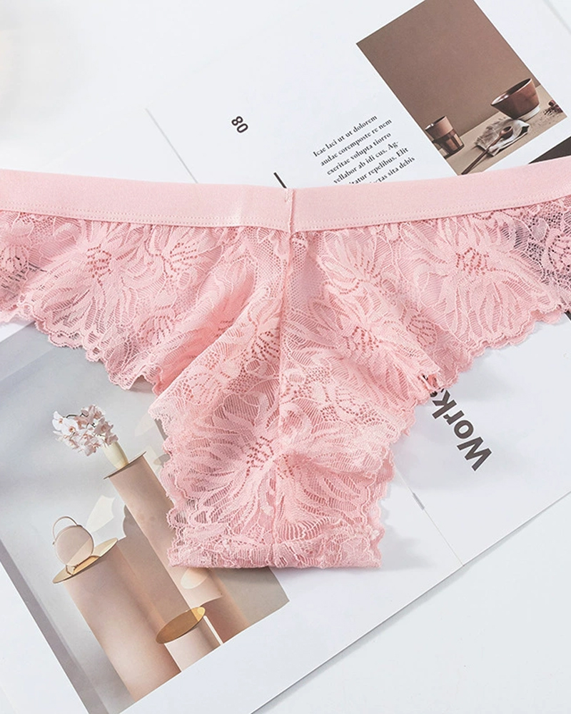 Sexy Rhinestone Waistband Panties-Curvy-Faja