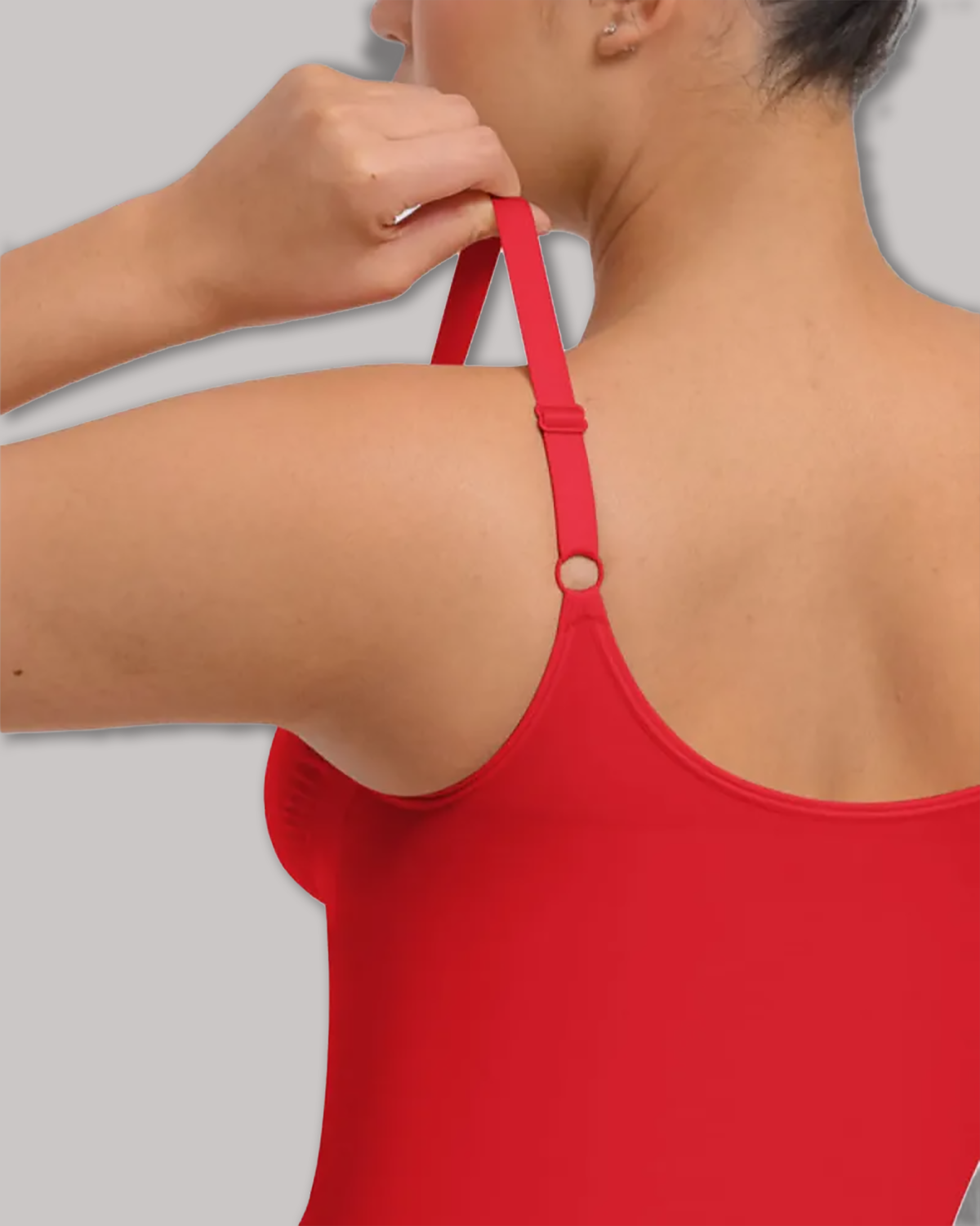 Seamless Zip-Up Thong Snatched Waist Body Suit V Neck Body Shaper