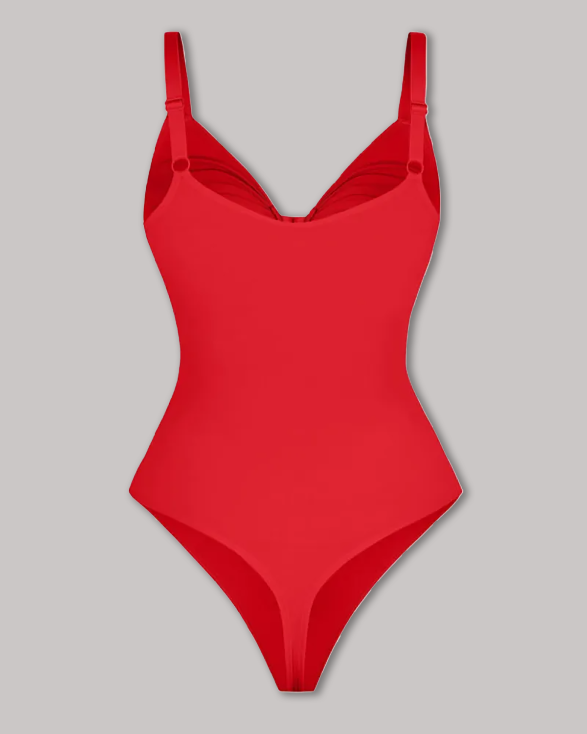 Seamless Zip-Up Thong Snatched Waist Body Suit V Neck Body Shaper