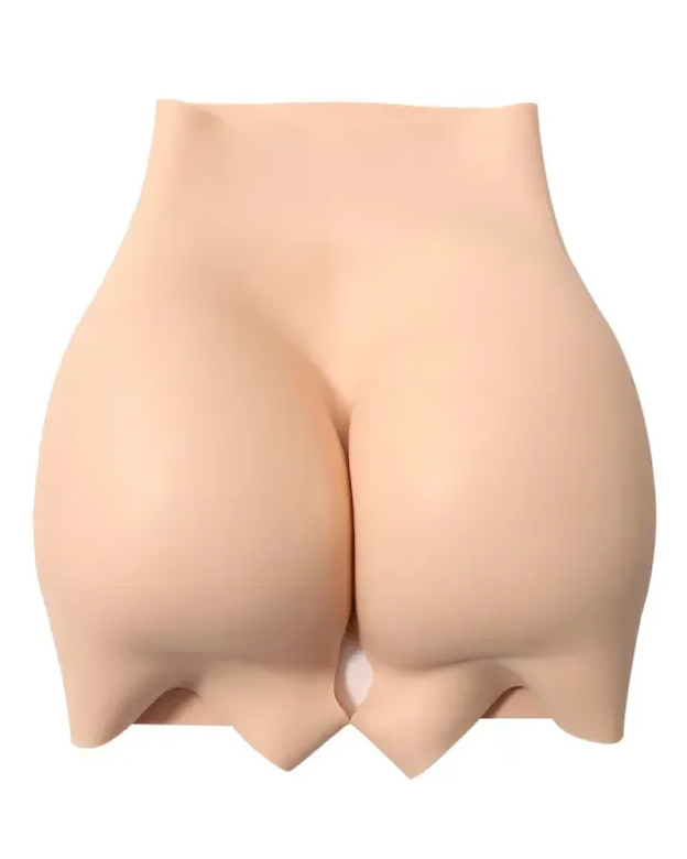 Open crotch food-grade silicone short hip pad with three-year service life