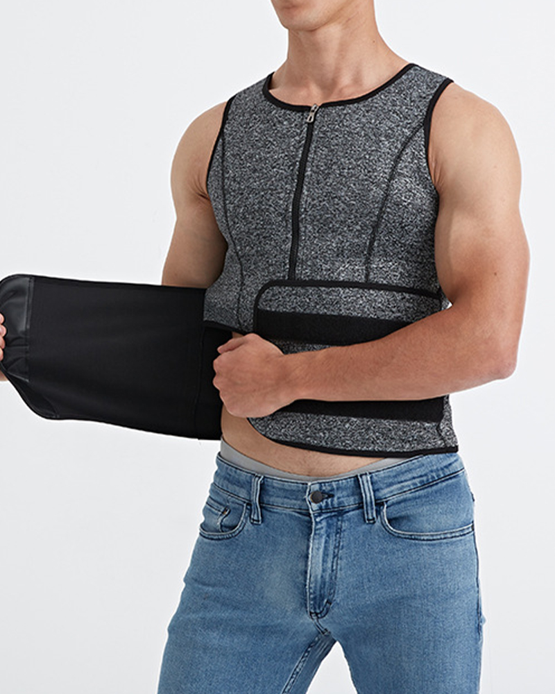 Men's Waist And Tummy Control Vest Sweat-Proof Fitness Corset