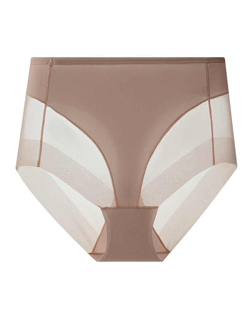 Hip-Lifting Mesh Transparent High-Elastic Briefs