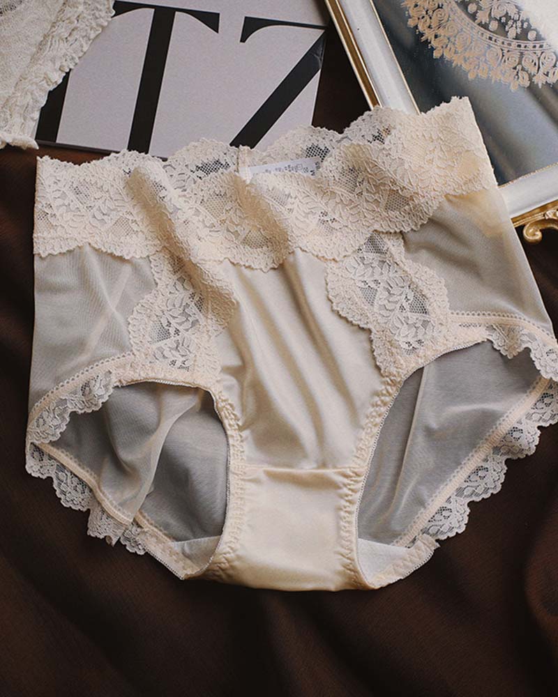 Satin Lace Panties