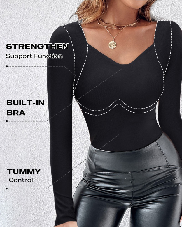 Padded Body Shaping Top-Curvy-Faja
