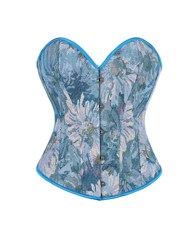 Monet-Style Retro Fishbone Corset Tight-Fitting And Shaping Court-Style Shapewear