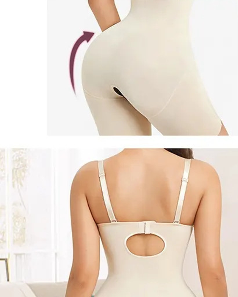 Waist Trainer & Butt Lifter Bodysuit Outerwear-Friendly
