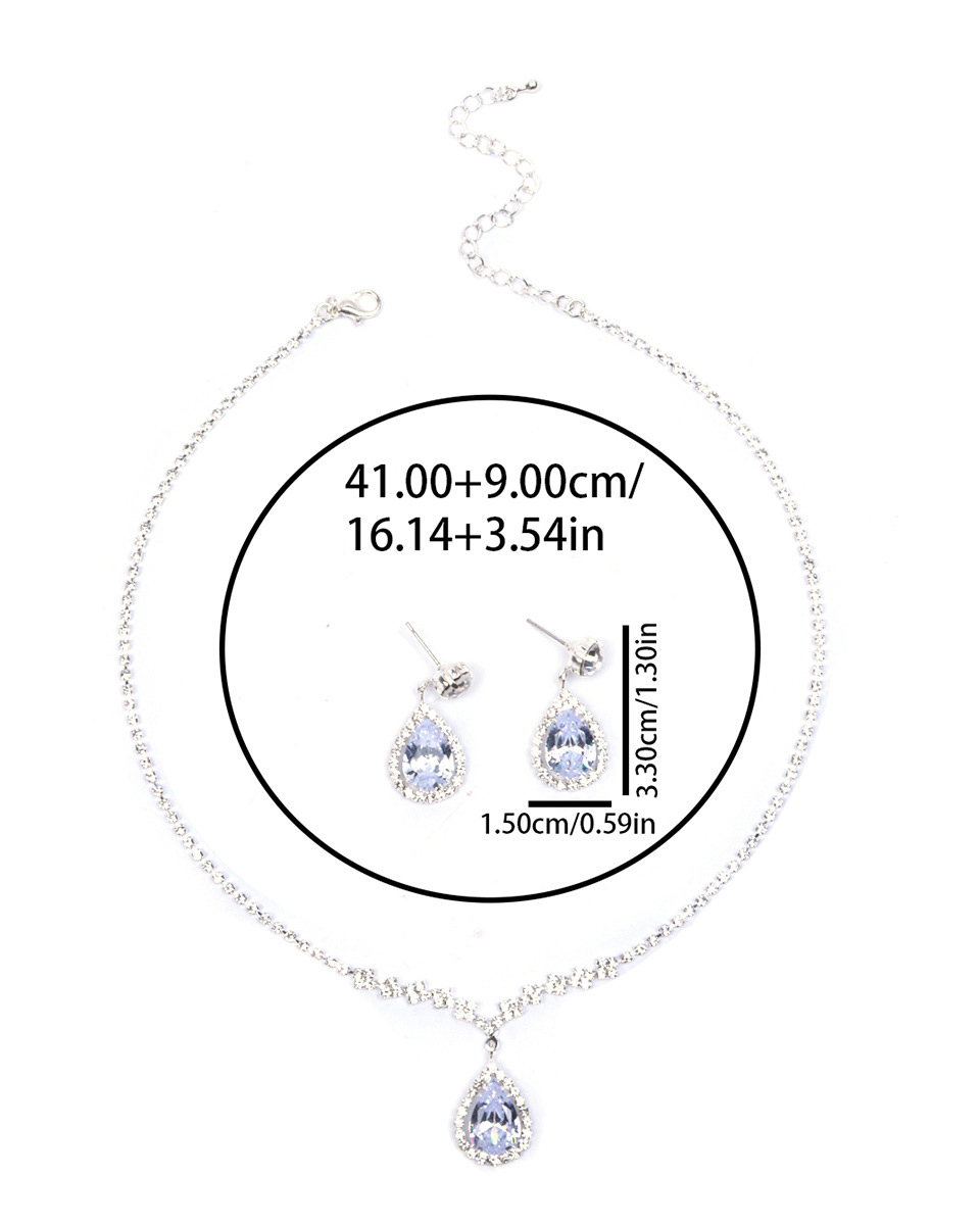 Two-Piece Evening Earring Set-Curvy-Faja