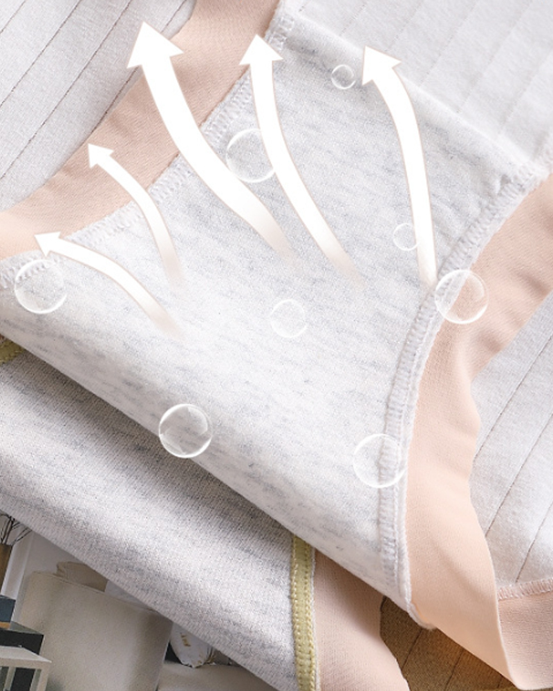 Abdomen-Controlling Antibacterial Cotton Crotch Underwear