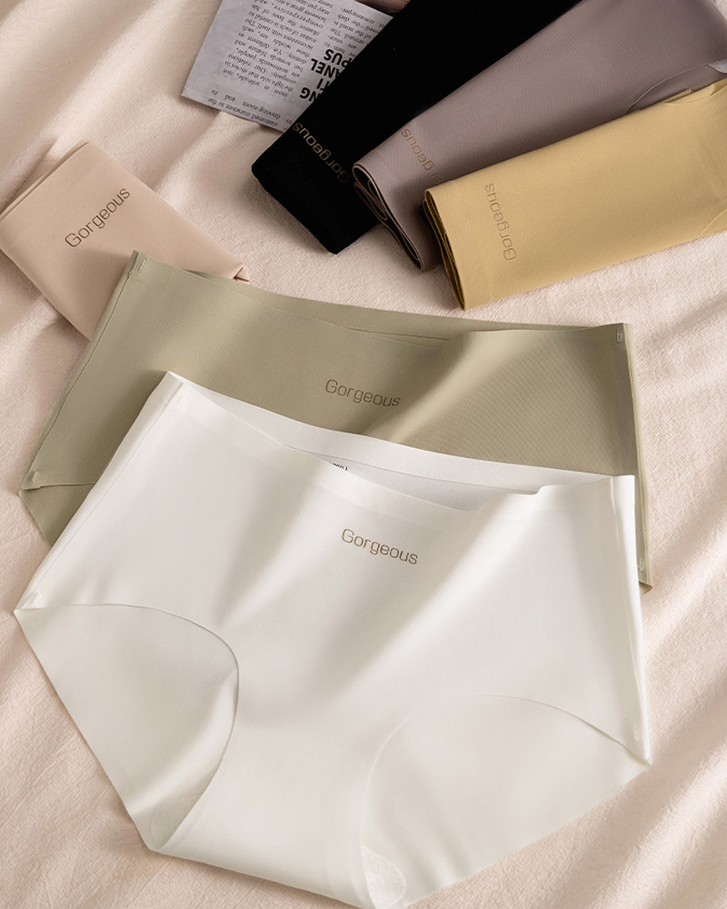 Yoga Fitness Mulberry Silk Antibacterial Seamless Underwear-Curvy-Faja