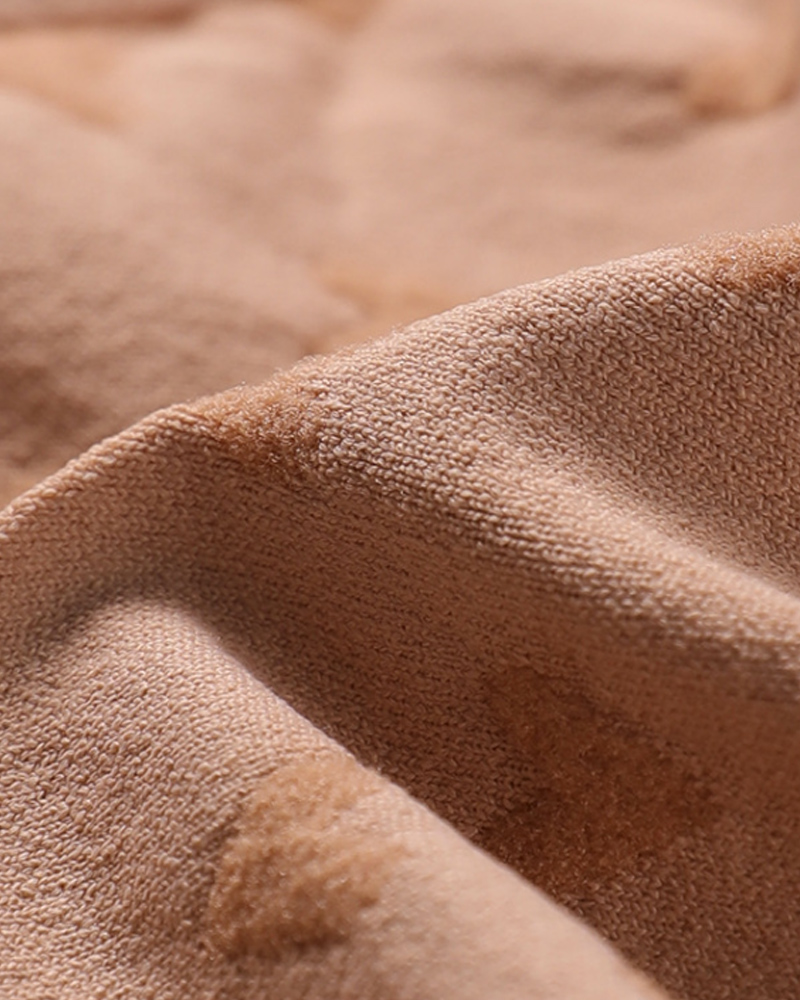 Sexy Simple Printed Cotton Crotch Briefs-Curvy-Faja