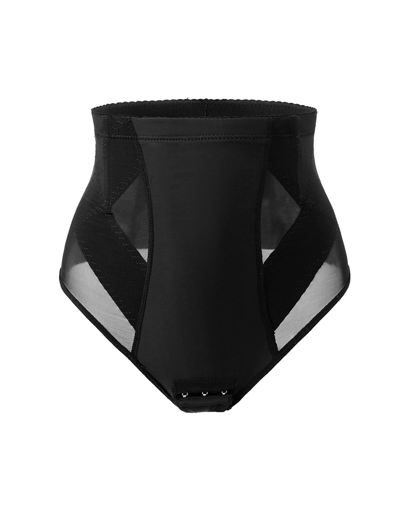 Mid-High Waisted Panties For Slimming Belly Without Curling Up