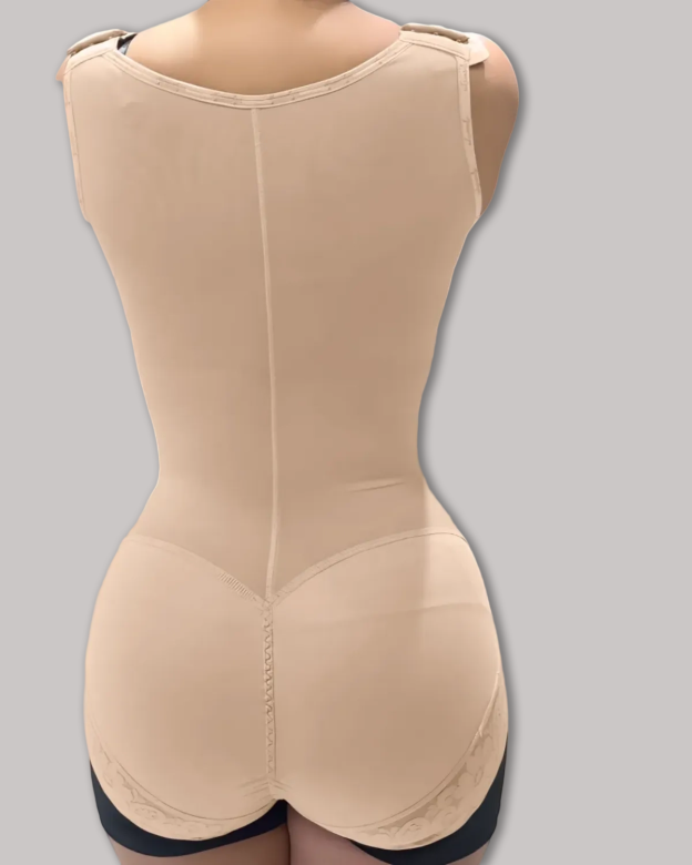2025 Curvy-Faja Button Down Bodysuit Shapewear - Tummy Control Thong Bodysuit with Snap Closure