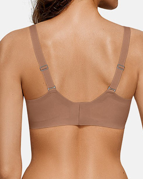 Women's Sheer Mesh Seamless Bra-Curvy-Faja