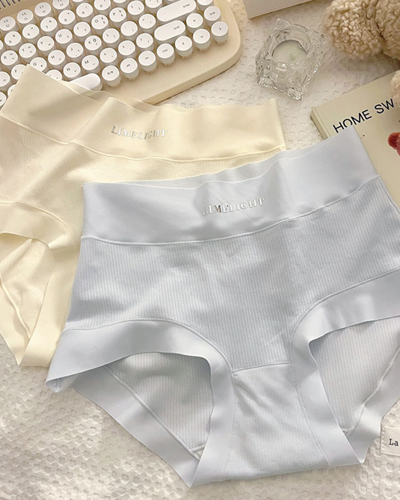 Ice Silk High Waist Tummy Control Briefs-Curvy-Faja