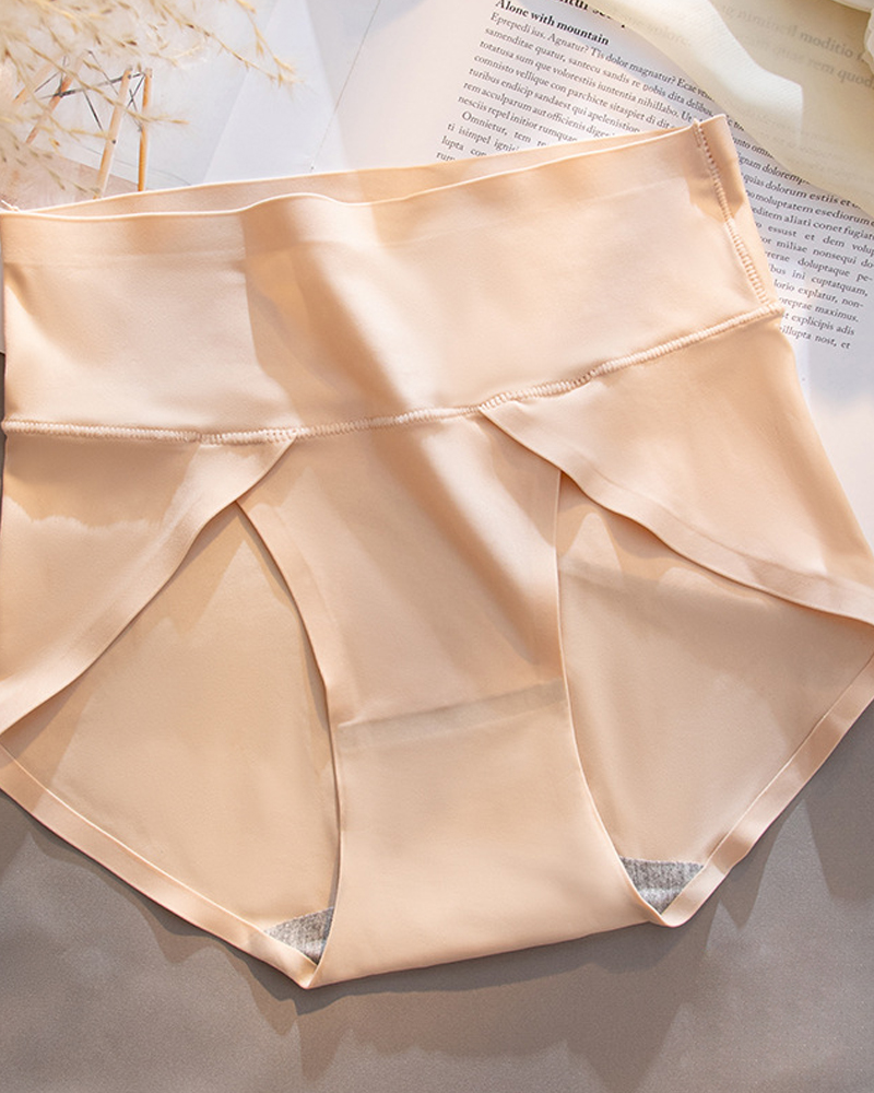 High-Slit, No-Thigh, High-Waist, Tummy-Lifting, Butt-Lifting Briefs