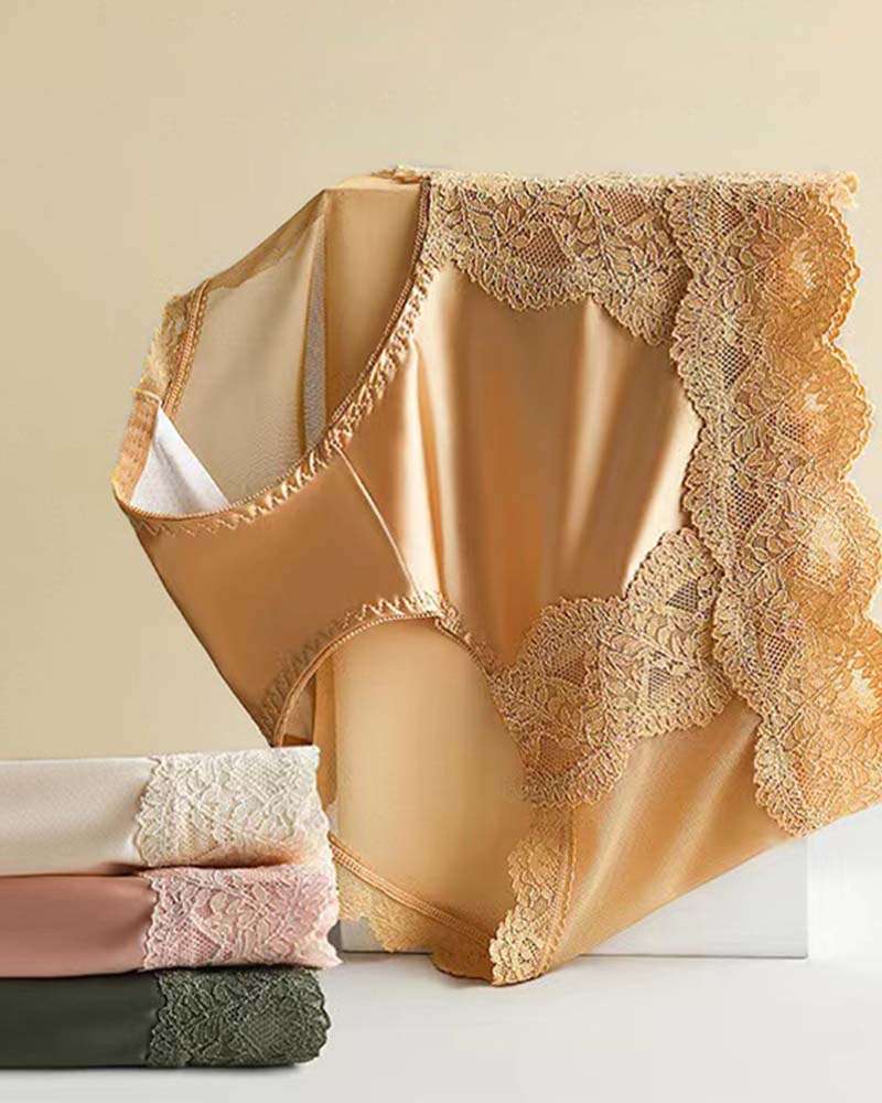 Satin Lace Panties