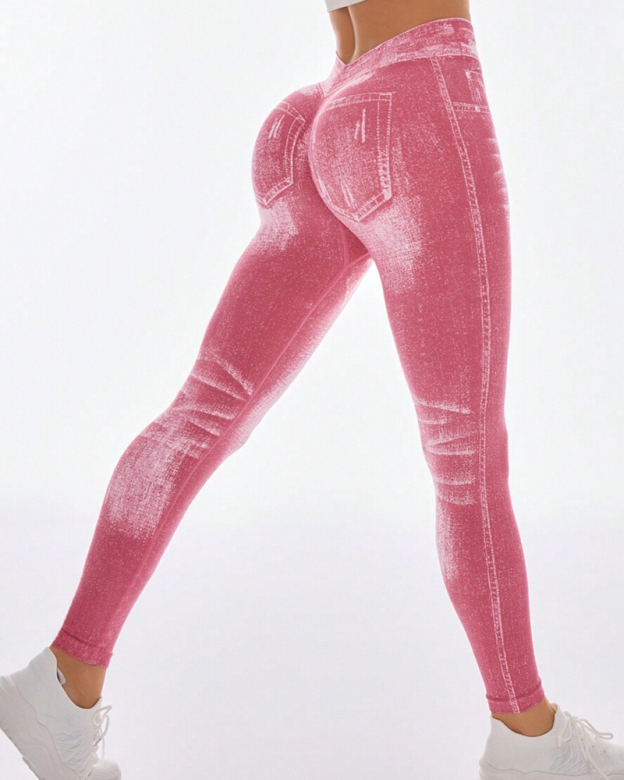 High Elastic Quick-Drying Hip-Hugging Yoga Pants-Curvy-Faja