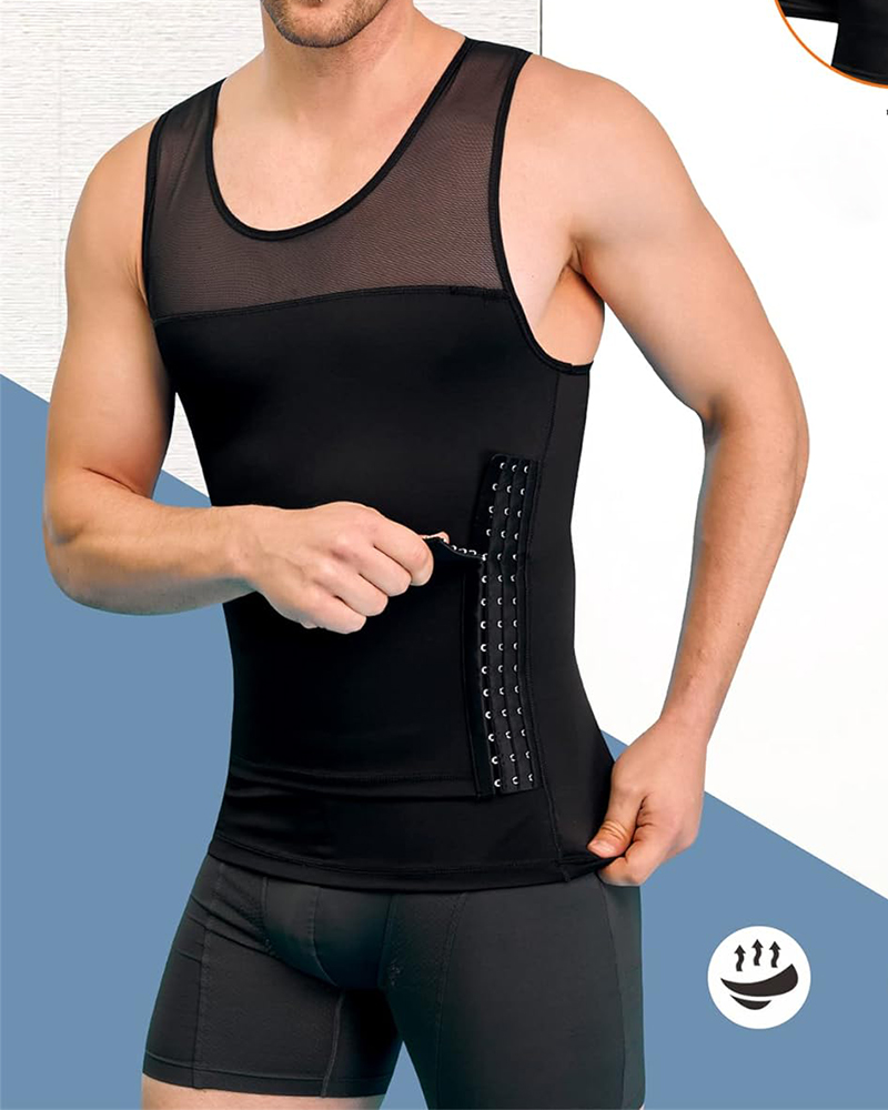 Side-Breasted Men's Shapewear
