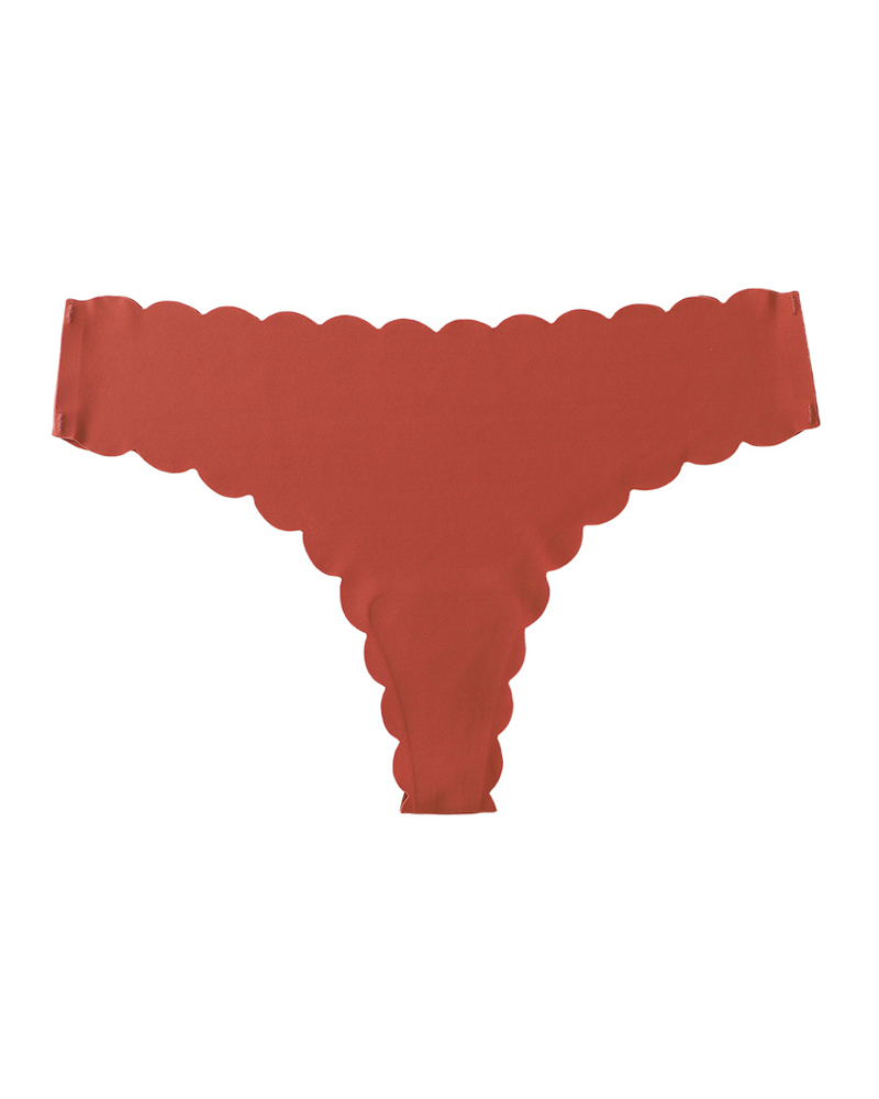 Sexy Mid-Rise Ribbed Cotton Briefs-Curvy-Faja