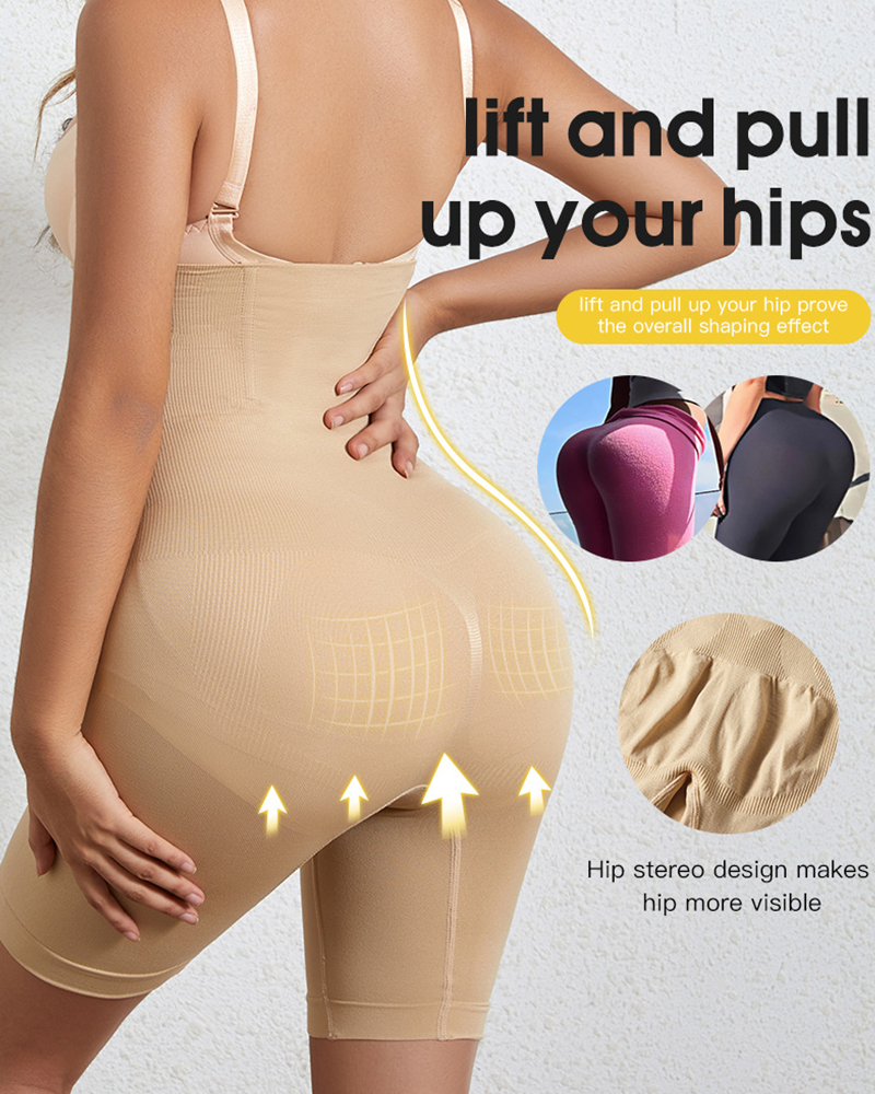 Waist-Binding Butt-Lifting Tight Shorts-Curvy-Faja