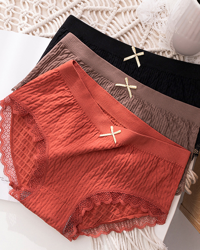 Pure Cotton Graphene Bubble Briefs-Curvy-Faja