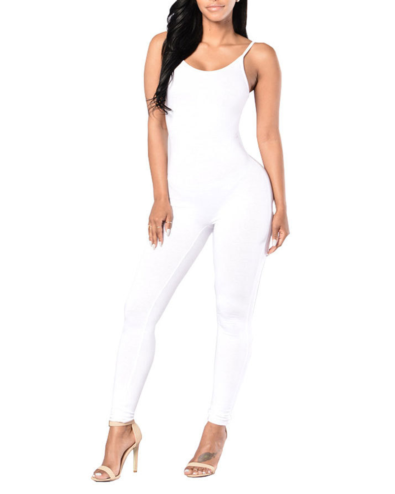 Slim Fit Seamless Cami Jumpsuit