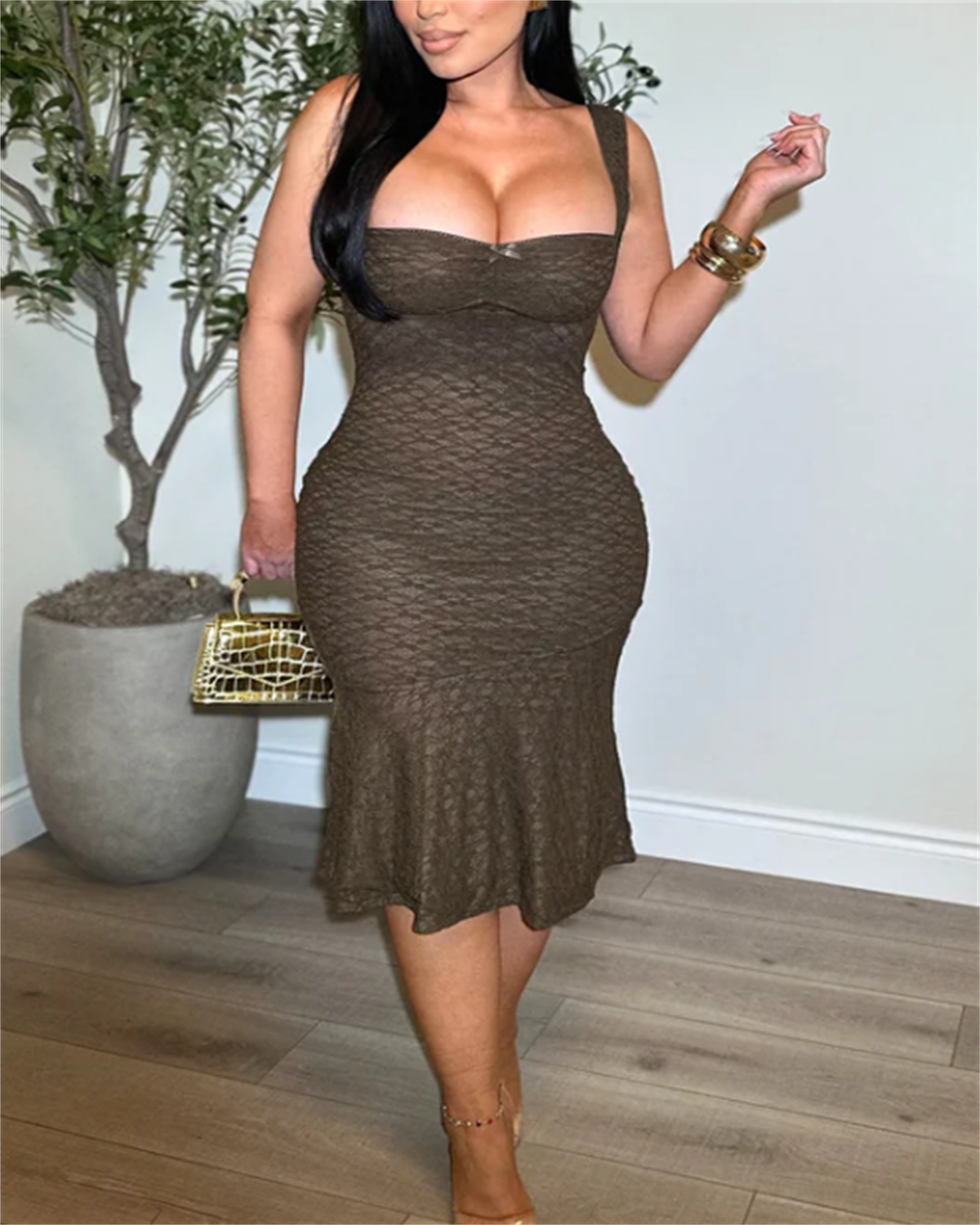 Olive Seduction Dress (Pre-Sale)