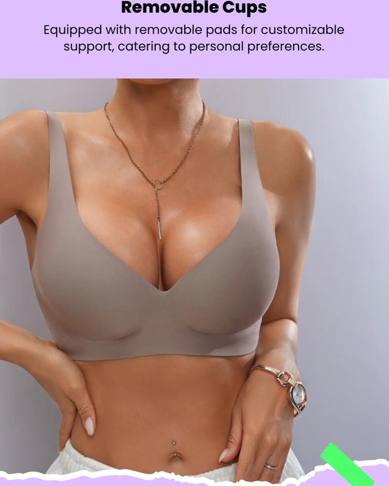 Jelly-Like Seamless Underwear Comfortable And Supportive Wire-Free Bra