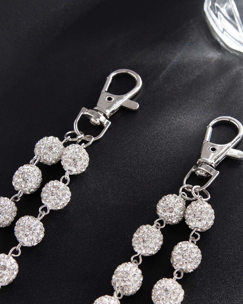 Fashionable Multi-Layered Rhinestone Waist Chain