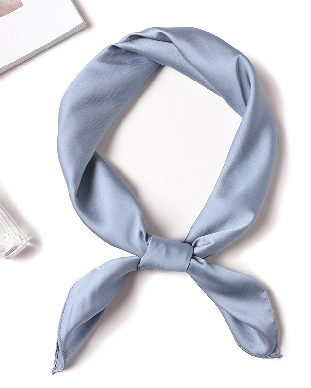 Simple Solid Color Square Scarf-Curvy-Faja