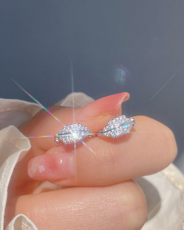 Leaf Earrings-Curvy-Faja