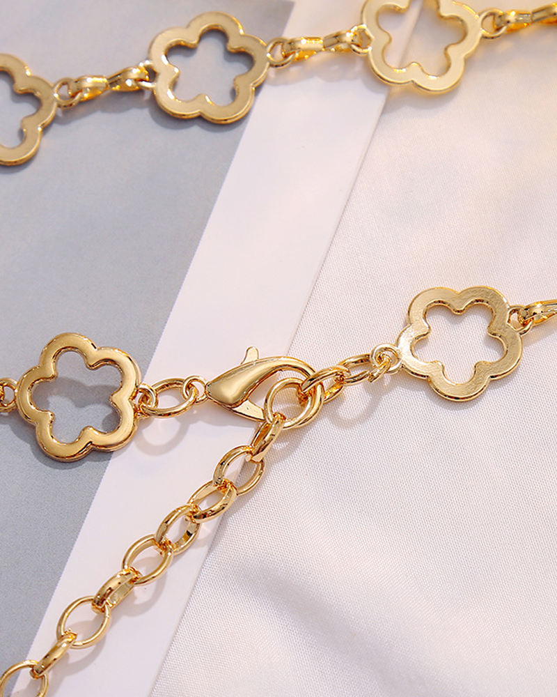 Openwork Decorative Metal Waist Chain