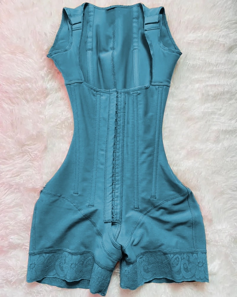 Buttoned Butt Lift Full Body Shaper